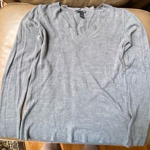 Grey H&M V-Neck Sweater